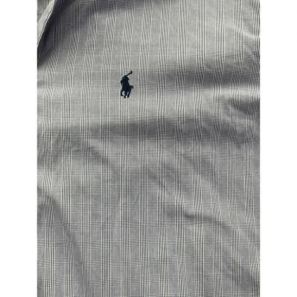 Polo Golf Ralph Lauren Mens Size L Long Sleeve Button Up Purple Lofting Cotton - Picture 2 of 8